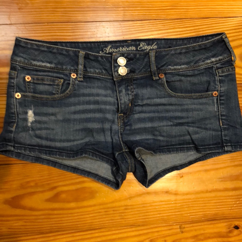 American Eagle Distressed Denim Shorts